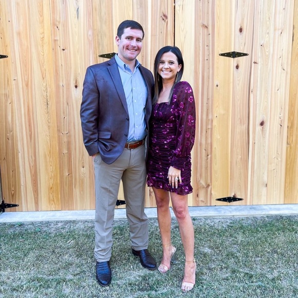 Long sleeve purple dress 💜 - Picture 2 of 2